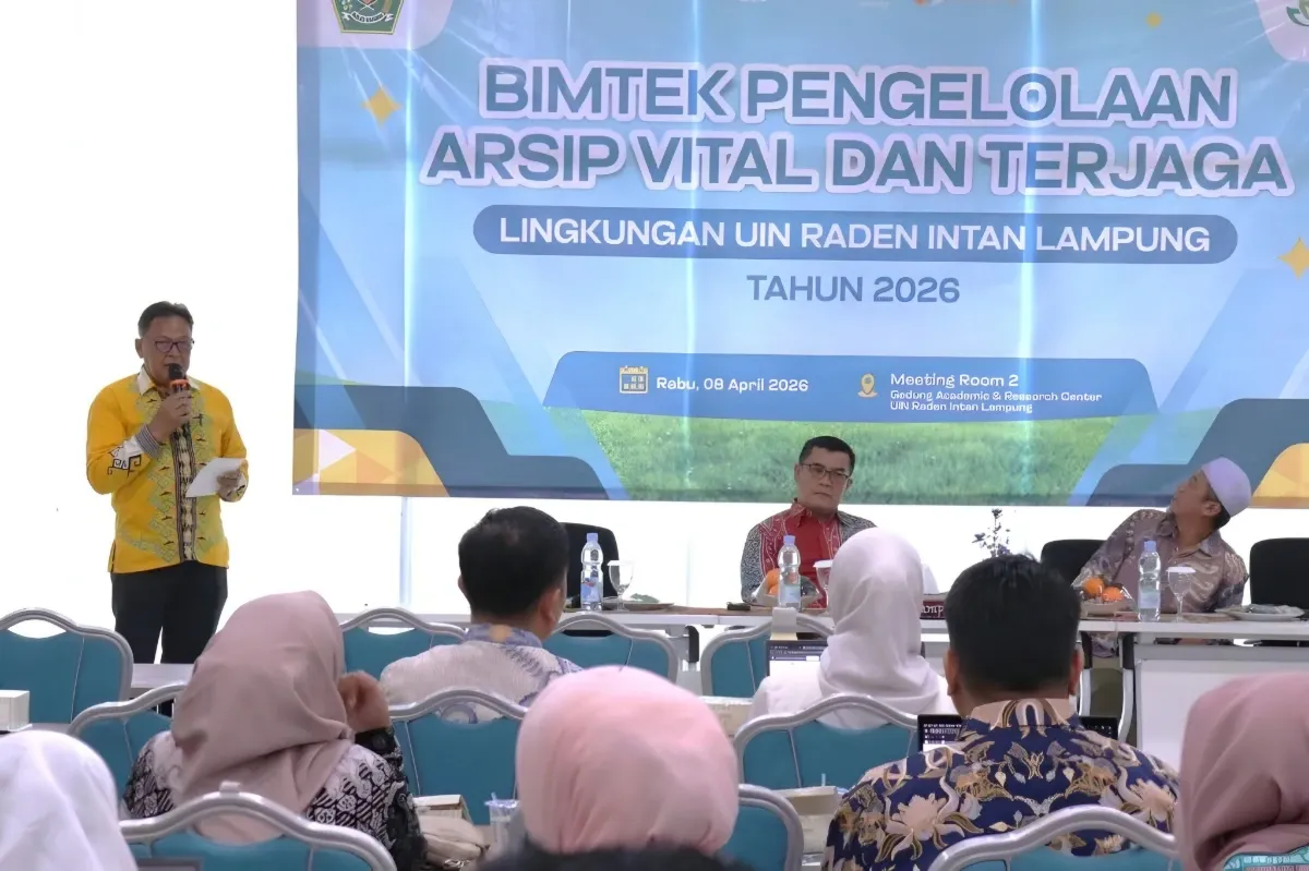 Bimtek Arsip Vital dan Terjaga Digelar UIN Raden Intan Lampung oleh Biro AUPKK