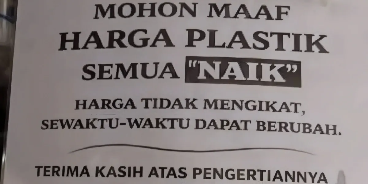 Budi Santoso Ungkap Penyebab Harga Plastik Meroket, Konflik Timur Tengah Jadi Faktor
