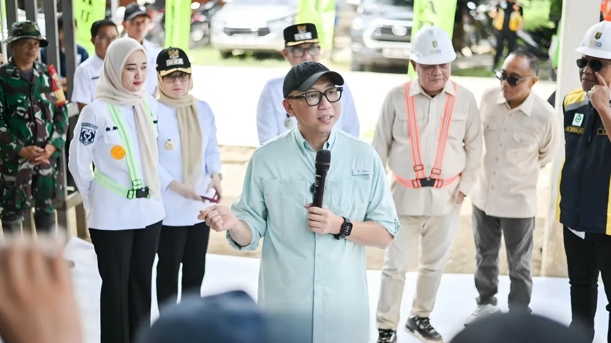 Bupati dan Wabup Pesawaran Dampingi Gubernur Tinjau Pelebaran Jalan Pesisir