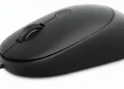 Dell Pro 5 Wired Mouse Resmi, Mouse dengan Sensor Sidik Jari untuk Login Windows Hello