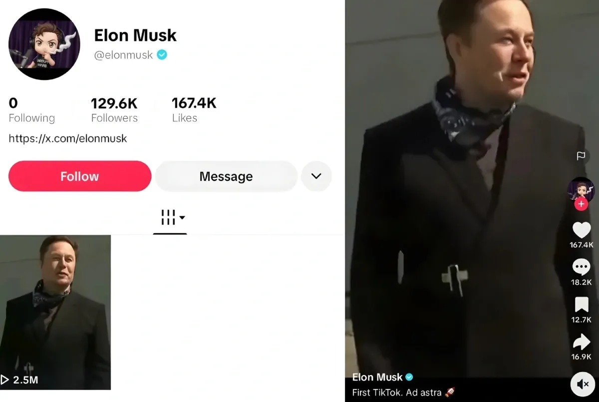 Elon Musk Masuk TikTok? Kemunculan Akun Baru Dikaitkan dengan SpaceX