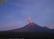 Erupsi Gunung Semeru 23 April 2026 Kolom Abu Setinggi 1 Km Warga Diminta Siaga