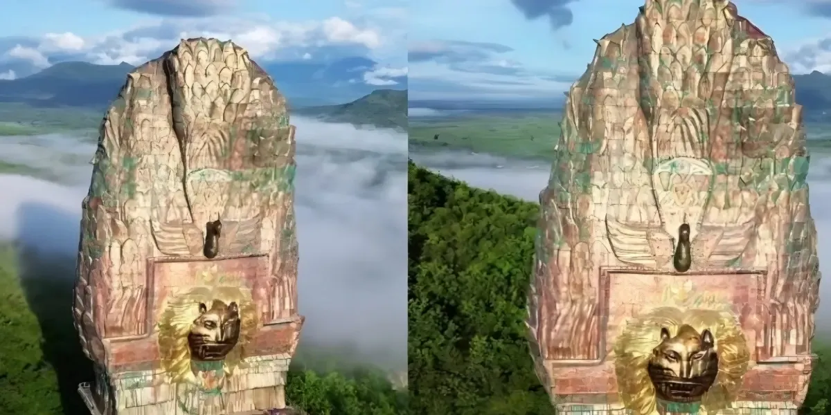 FANTASTIS! Reog Ponorogo Setinggi 126 Meter Hampir Rampung, Wisata Baru Siap Menyapa Publik