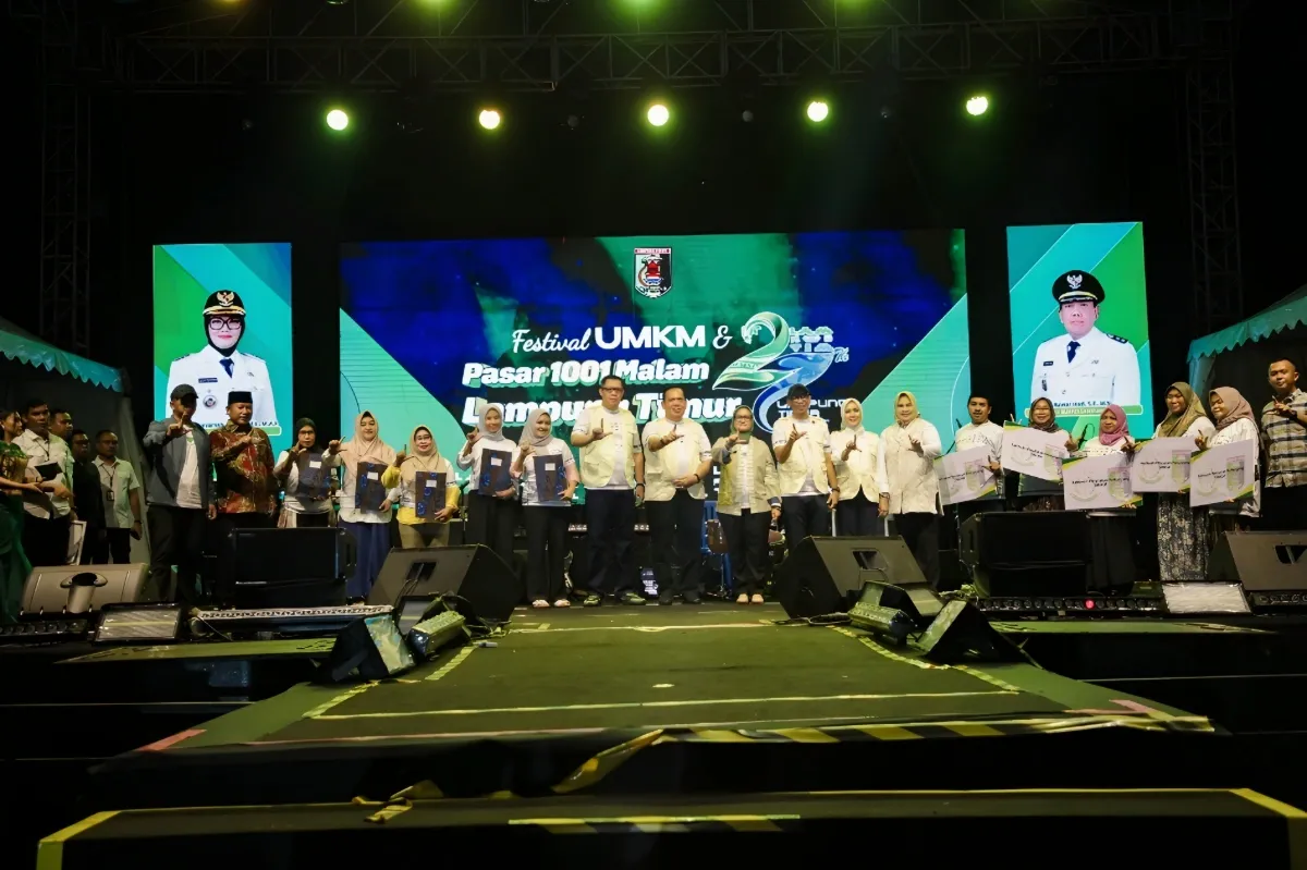Festival UMKM dan Pasar 1001 Malam Dibuka, 51 Ribu Pelaku Usaha Dongkrak Ekonomi Lampung Timur