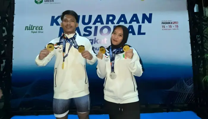 Atlet Lampung Borong 5 Emas di Hari Pertama Kejurnas Angkat Besi 2026 di Bandung