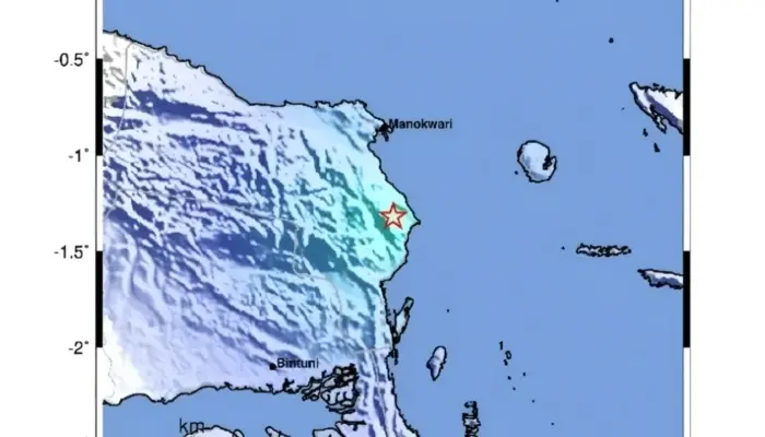 Gempa M 4,3 Guncang Ransiki, Getaran Terasa di Permukiman Warga