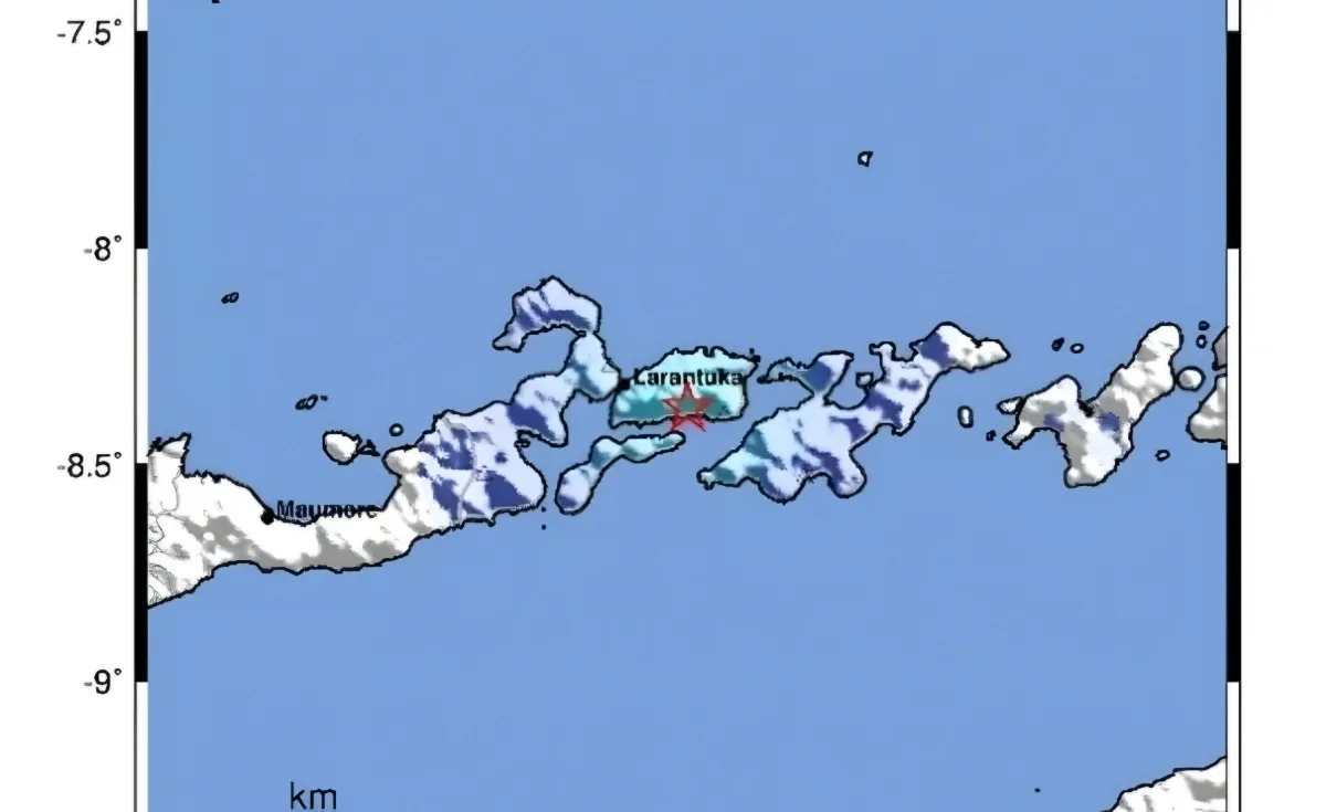 Gempa M3,8 Guncang Larantuka, Warga Flores Timur Sempat Rasakan Getaran