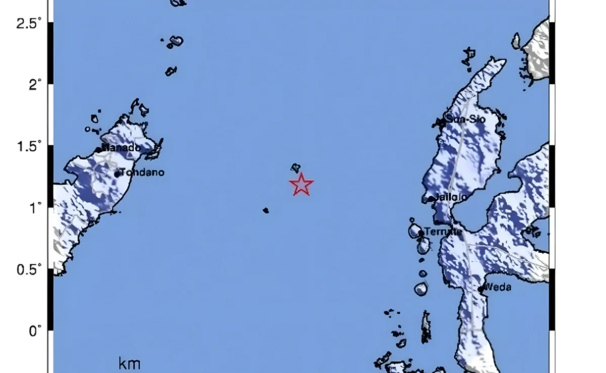 Gempa M5,0 Guncang Ternate Hari Ini, Pusat di Laut Getaran Terasa hingga Daratan