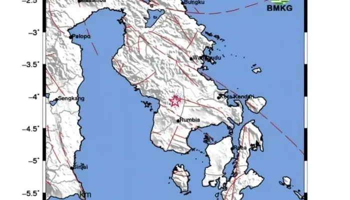 Gempa Ringan Guncang Kolaka Timur, Warga Terasa Getaran M 2,9