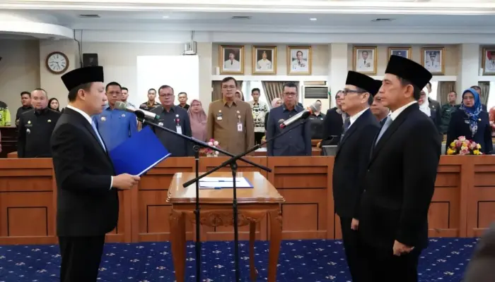 Sekdaprov Lampung Lantik Pejabat Tinggi Pratama, Dua Kadis Eselon II Berganti Posisi