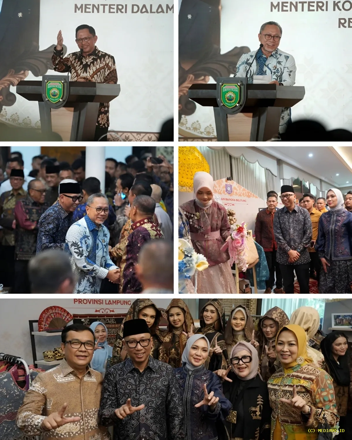 Gubernur Lampung Rahmat Mirzani Djausal Sambangi Silaturahmi Perantau Sumbagsel di Palembang