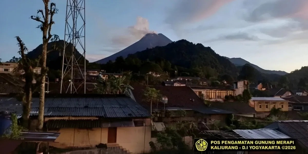 Gunung Merapi Hari Ini, 9 Kali Guguran Lava Terpantau Sejauh 1,9 Km, Waspada Zona Bahaya