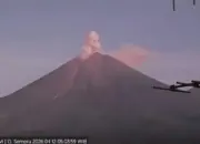 Gunung Semeru Erupsi Pagi Ini, Kolom Abu Capai 700 Meter, Warga Diminta Waspada