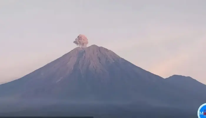Gunung Semeru Erupsi, Kolom Abu 700 Meter, Warga Diminta Jauhi Zona Bahaya