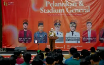 Hadiri Pelantikan IMM Metro Wagub Lampung Serukan Mahasiswa Jaga Persatuan