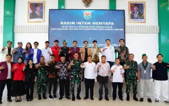 Halal Bihalal Pangdam Radin Inten Pererat Sinergi dengan OKP Mahasiswa dan Media