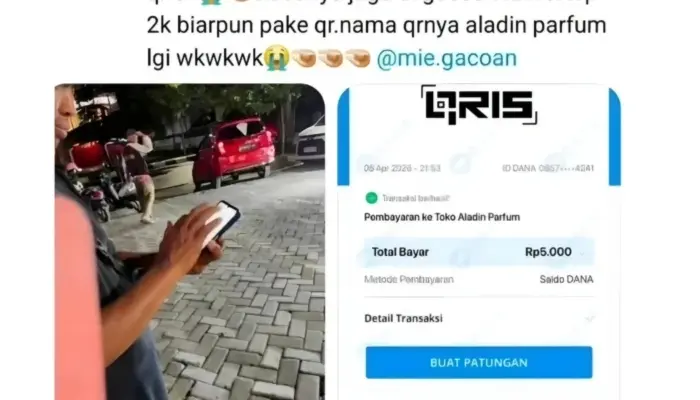 Dugaan Pungli Parkir QRIS di Mie Gacoan Makassar Viral, Tarif Rp5 Ribu Tuai Protes