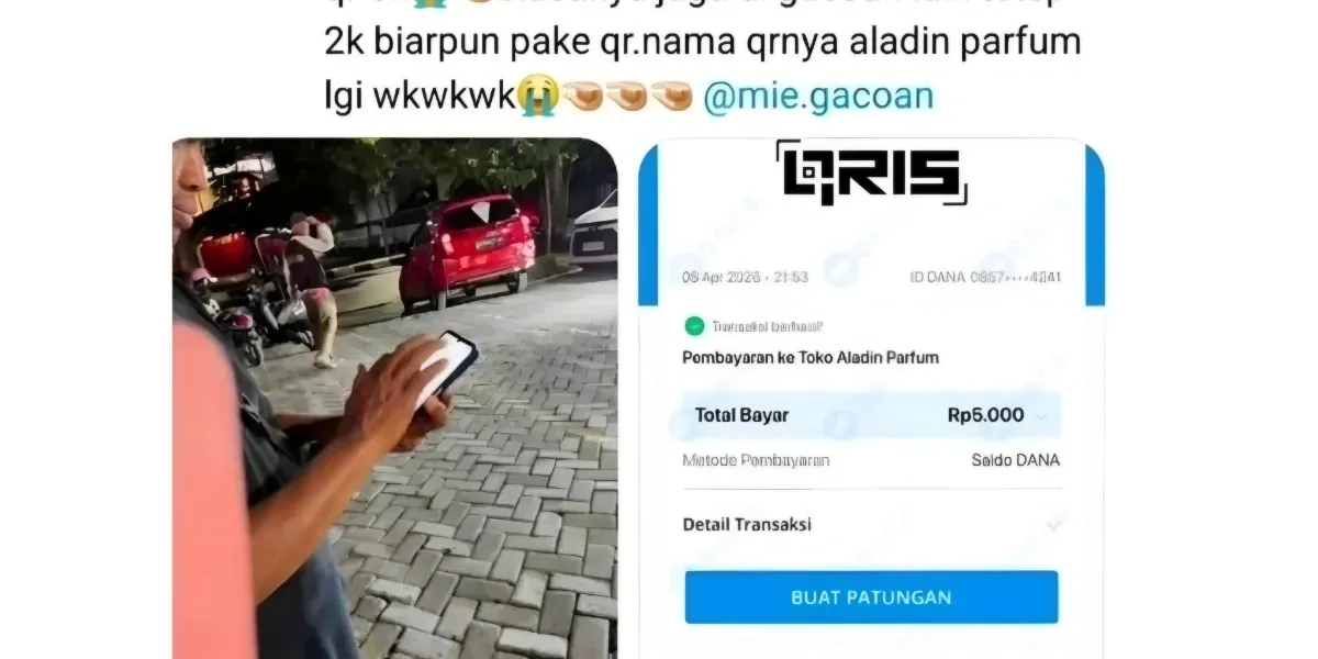 Heboh Parkir QRIS Rp5 Ribu di Mie Gacoan Makassar, Netizen Bandingkan Tarif Normal Rp2 Ribu