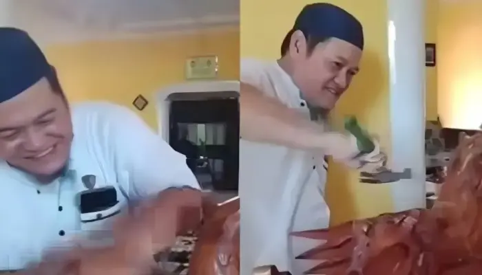 Viral di Gorontalo, Pria Hancurkan Sofa Diduga Sarang Jin, Picu Pro Kontra