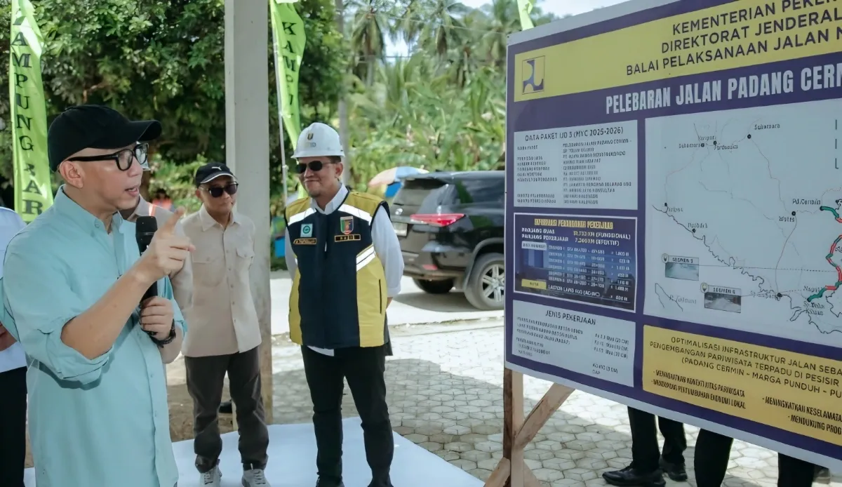 Jalur Wisata Padang Cermin–Teluk Kiluan Mulai Diperbaiki Anggaran Rp482 Miliar Digelontorkan