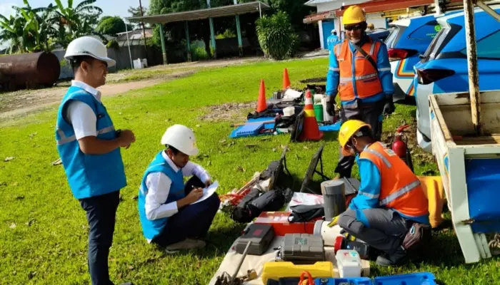 Sambut Hari Buruh, PLN ULP Bandar Jaya Perkuat Budaya K3 Demi Keselamatan Kerja