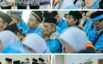 Jemaah Haji Kloter 7 Bandar Lampung Resmi Dilepas Rahmat Mirzani Djausal dan Jihan Nurlela
