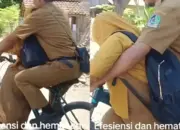 Viral di TikTok, Guru di Banyuwangi Berangkat Naik Sepeda Berdua, Kisah Sederhana yang Mengharukan
