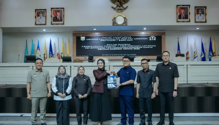 Wagub Jihan Nurlela Sampaikan LKPJ 2025 dalam Paripurna DPRD Lampung