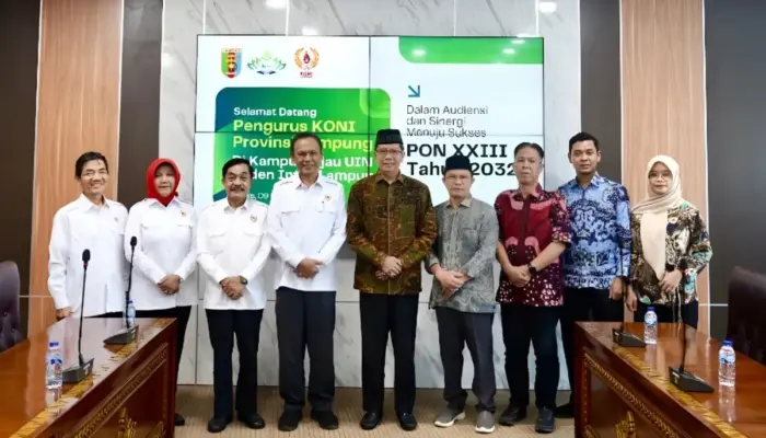 UIN Raden Intan Lampung Siap Dukung KONI Sukseskan Visitasi Venue PON 2032