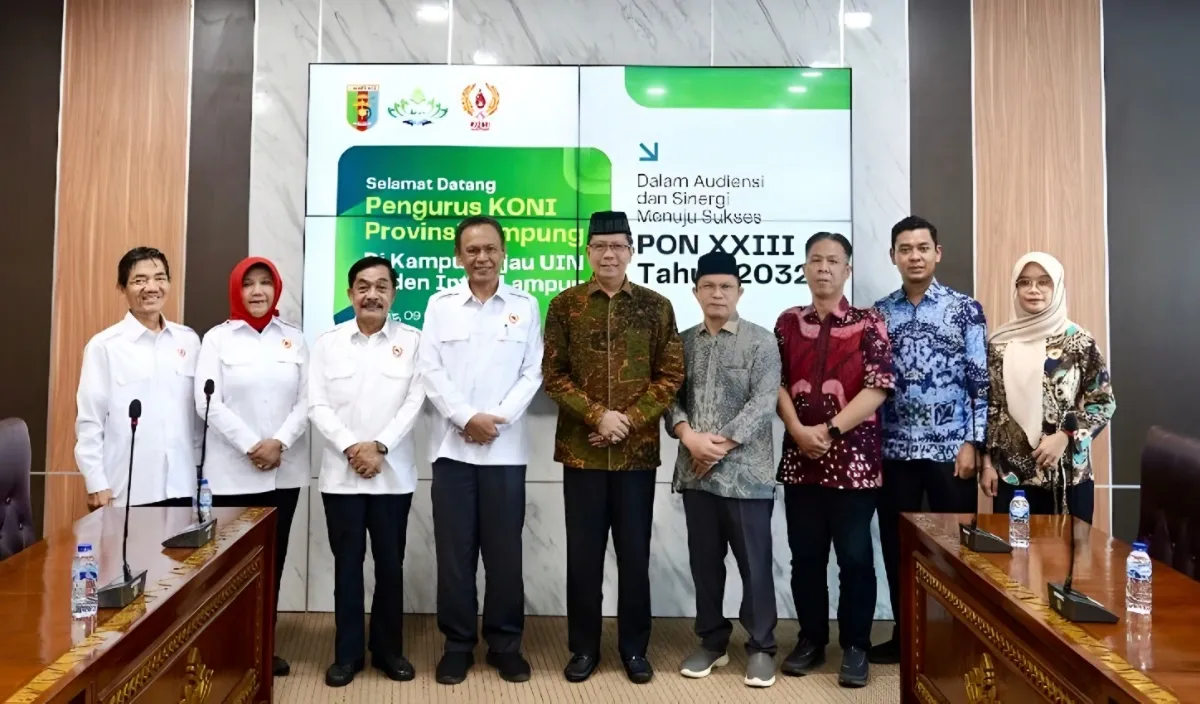 Lampung Menuju PON 2032 UIN Raden Intan Turut Ambil Peran Dukung KONI