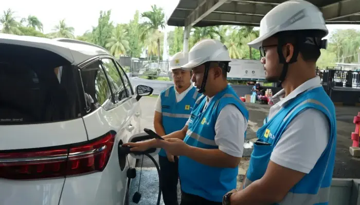 Penggunaan SPKLU Lampung Melesat Selama Lebaran Idulfitri 2026, Tembus 3.090 Transaksi