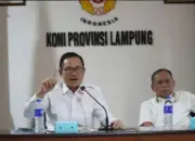 Pengurus KONI Lampung Gelar Rakor Jelang Verifikasi Venue PON 2032