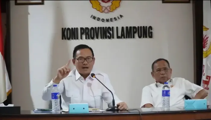 Pengurus KONI Lampung Gelar Rakor Jelang Verifikasi Venue PON 2032