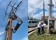 Lima Pencuri Kabel Lintas Ditangkap PLN Lampung Beri Apresiasi ke Polsek Tanjung Bintang