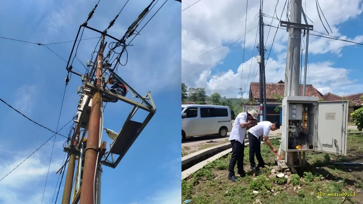 Lima Pencuri Kabel Lintas Ditangkap PLN Lampung Beri Apresiasi ke Polsek Tanjung Bintang