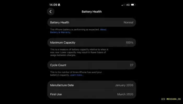 Battery Health iPhone Cepat Turun? Ini Penyebab dan Cara Mencegahnya