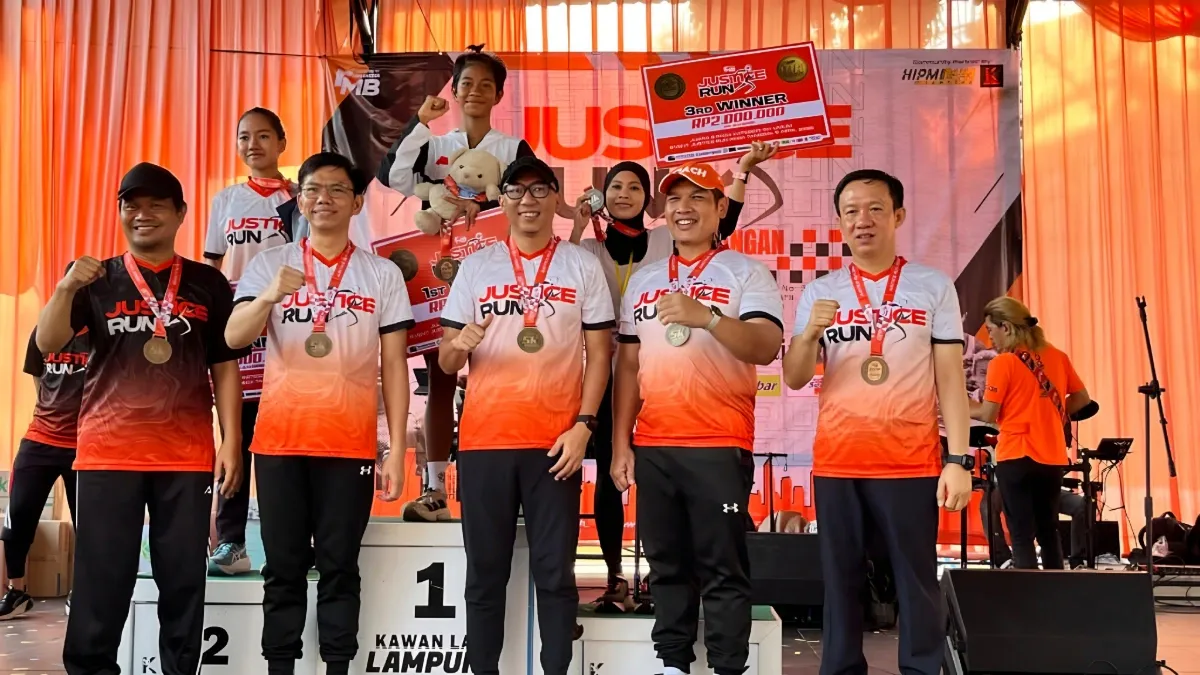 PKS Dorong Lahirnya Pelari Potensial Lampung Lewat Justice Run 2026 Jelang PON 2032