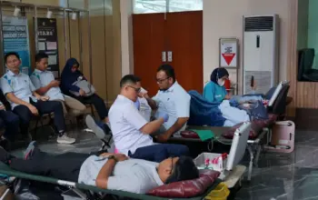 PLN UID Lampung Kolaborasi dengan PMI dalam Kegiatan Donor Darah Rutin