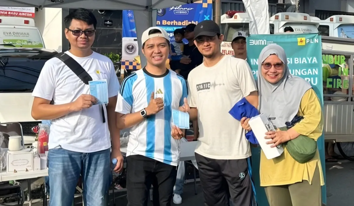 PLN UP3 Tanjungkarang Intensifkan Sosialisasi Promo Listrik Power Up Real kepada Pengunjung CFD
