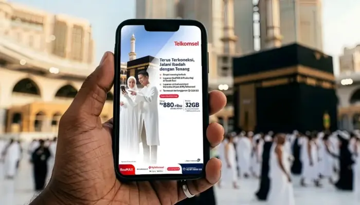 Telkomsel Luncurkan RoaMAX Haji 2026, Paket Internet 5G Hingga 42 GB untuk Jemaah Indonesia