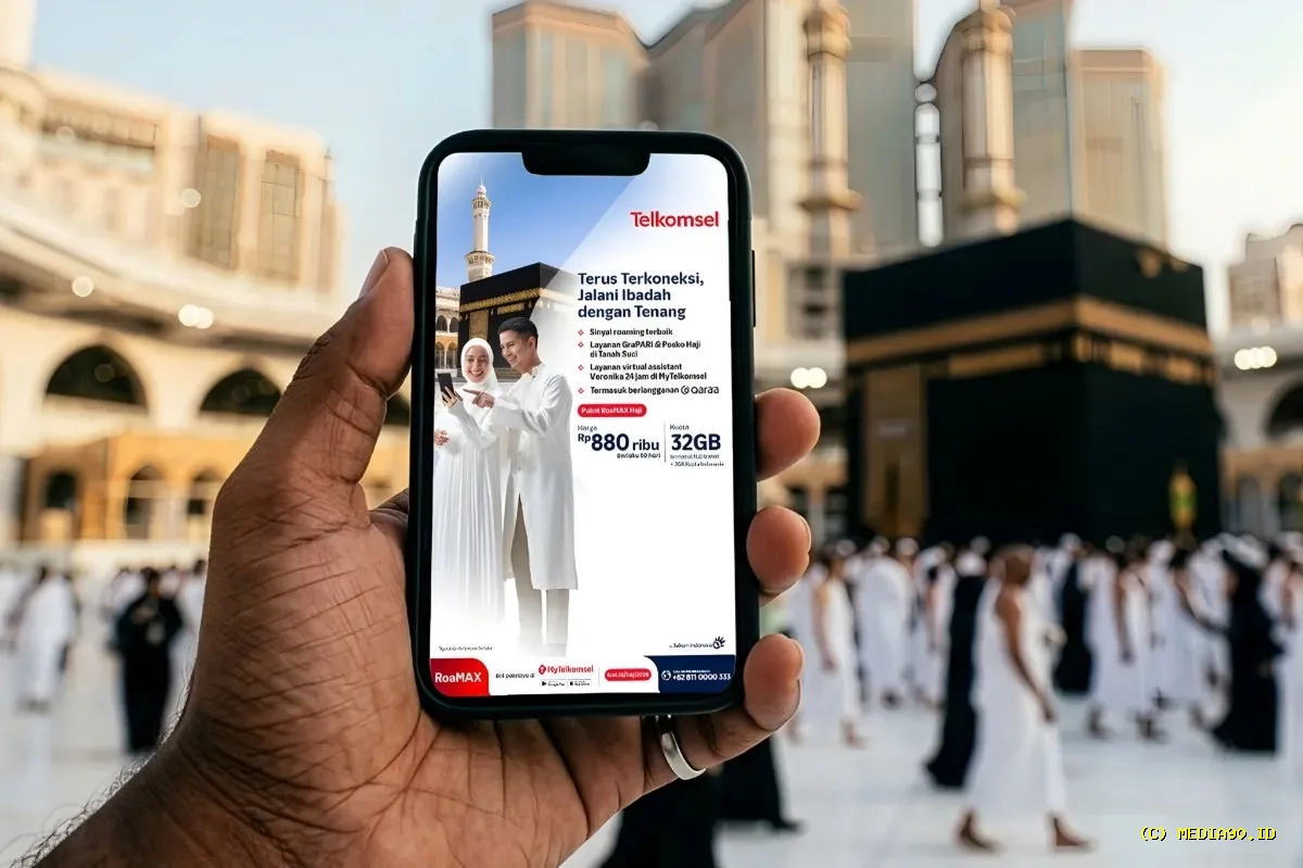 Paket RoaMAX Haji 2026 Resmi Hadir dari Telkomsel, Internet 5G Sampai 42 GB