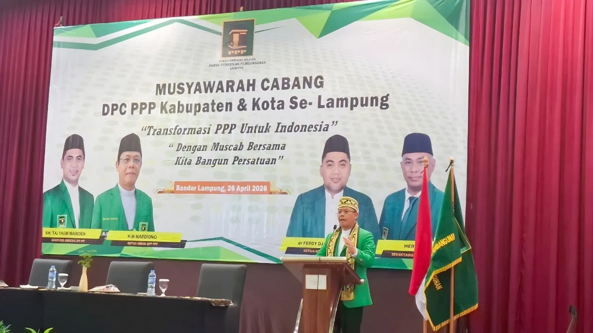 Pemilu 2029 Partai Persatuan Pembangunan Lampung Targetkan Semua Dapil Raih Kursi