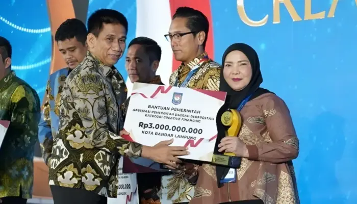 Pemkot Bandar Lampung Raih Juara Pertama Creative Financing Nasional 2026