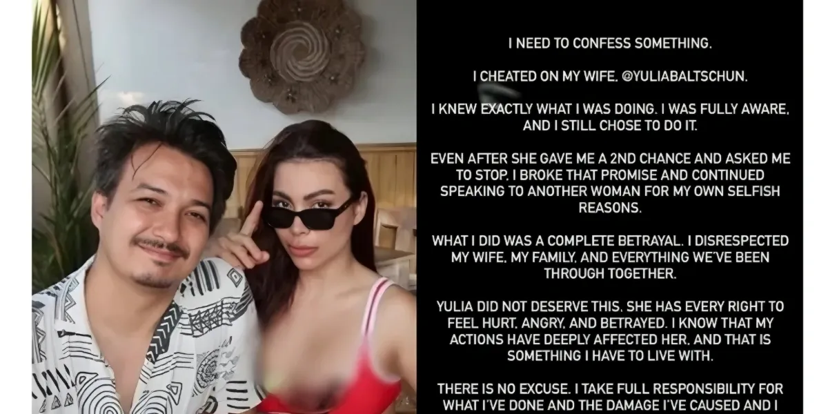 Pengakuan Mengejutkan, Suami Yulia Baltschun Sebut Pernah Selingkuh 3 Kali