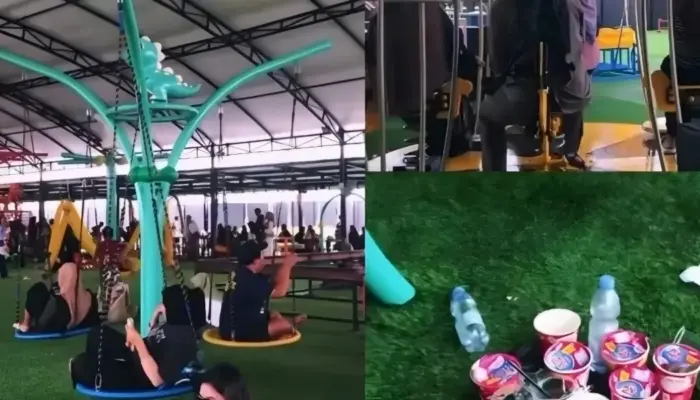 Playground Dipenuhi Orang Tua, Anak-anak Malah Takut Bermain, Netizen Geram