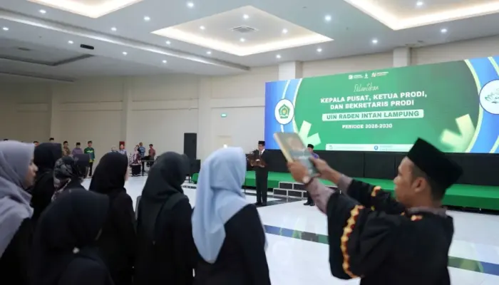 UIN Raden Intan Lampung Lantik Puluhan Pejabat Baru, Rektor Tekankan Amanah dan Loyalitas
