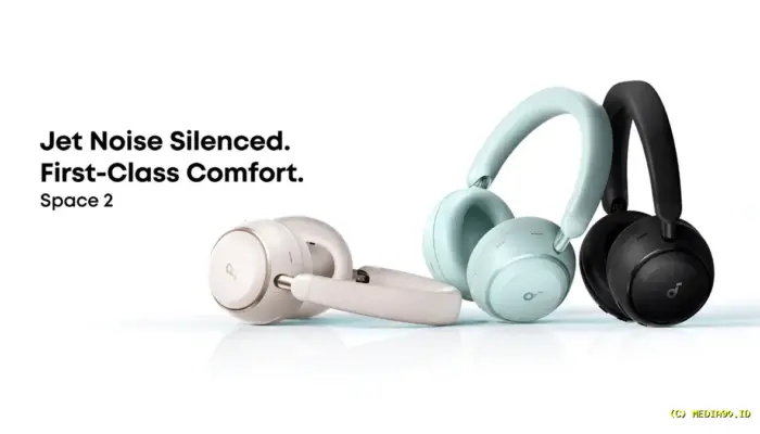 Anker Rilis Soundcore Space 2, Headphone Hi-Res dengan ANC dan Baterai 70 Jam