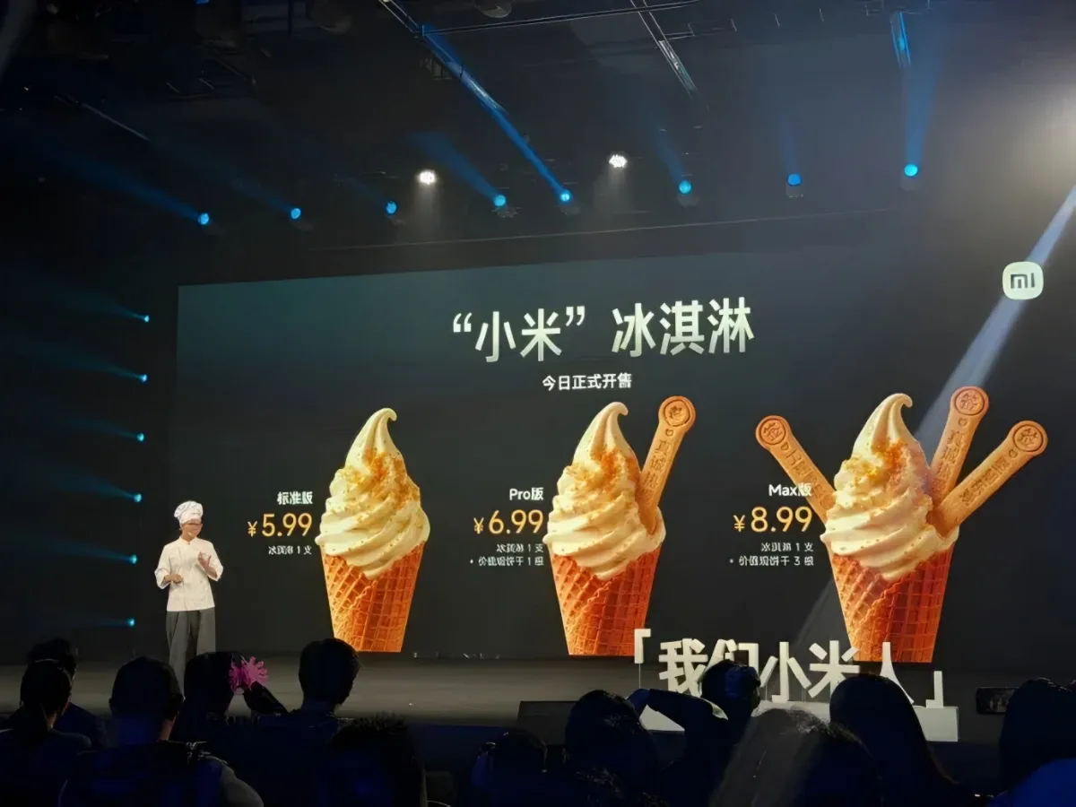 Tak Biasa! Xiaomi Luncurkan Es Krim Varian Standard hingga Max, Harga Rp15 Ribuan