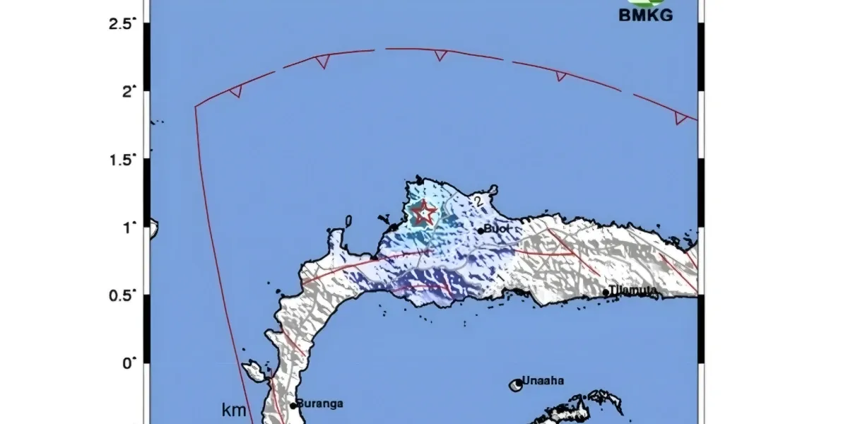 Terbaru! Gempa Magnitudo 4,3 Goyang Toli-Toli, Warga Rasakan Getaran