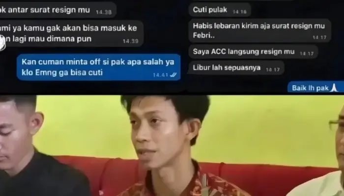 Viral Chat Izin Orang Tua Sakit, Karyawan Mie Gacoan Disuruh Resign Berujung Permintaan Maaf